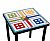 שולחן משחק בודד לודו