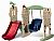 מתקן נדנדה + מגלשה לפעוטות