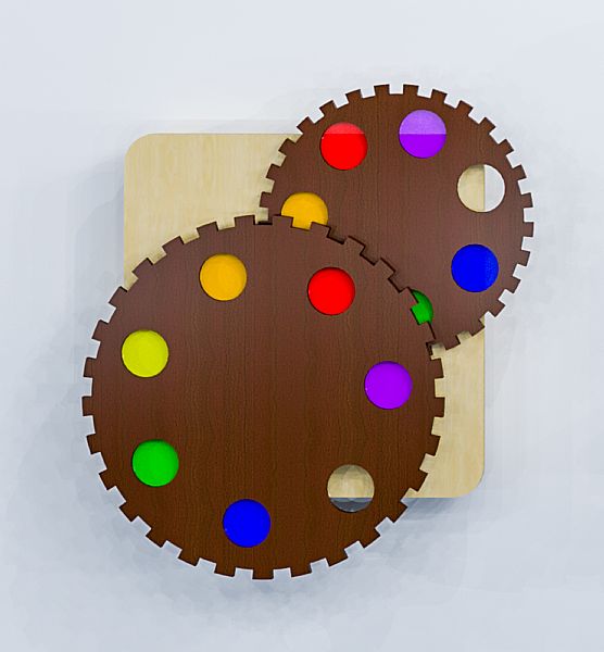 מתקן לקיר "מערבב צבעים"