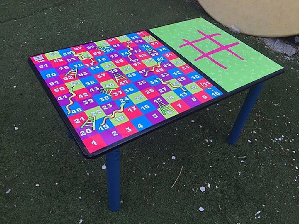 שולחן משחק כפול סולמות ונחשים + איקס עיגול