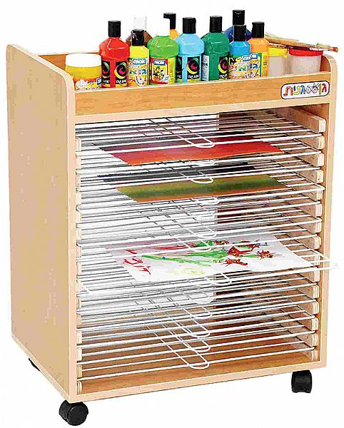 מתקן לייבוש ציורים עץ