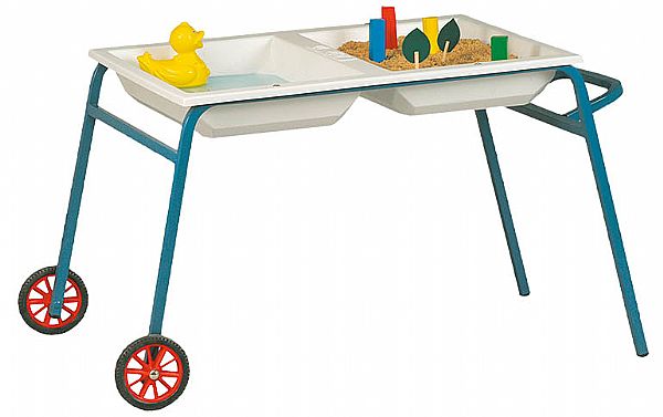 עגלת חול ומים חצויה