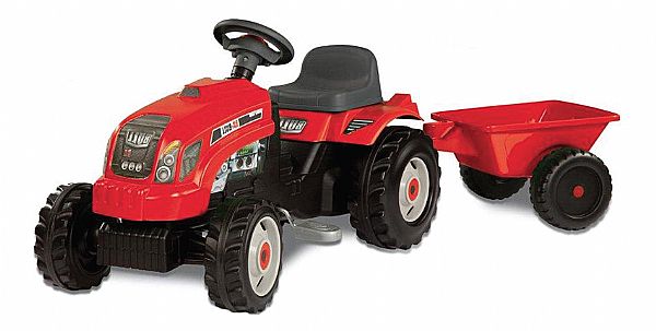 טרקטור עם פדלים ונגרר