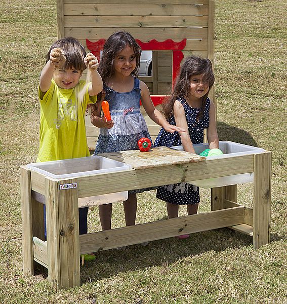 שולחן חול / מים + משטח עבודה