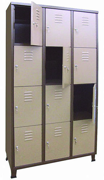 ארון לוקר 12 תאים מתכת