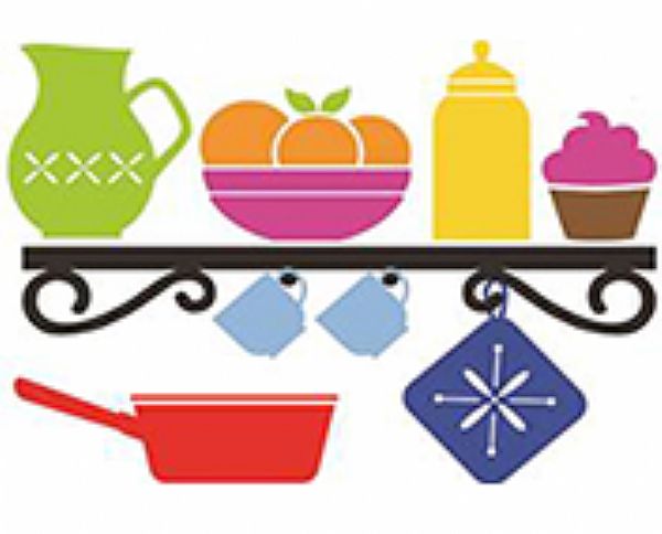 סט מדבקות קיר לפינת מטבח  (60*80)