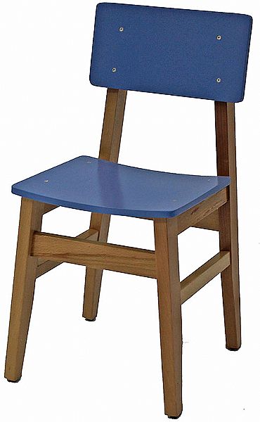 כסא מטפלת רגל עץ צבוע