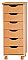 ארון 6 מגירות עץ בוק