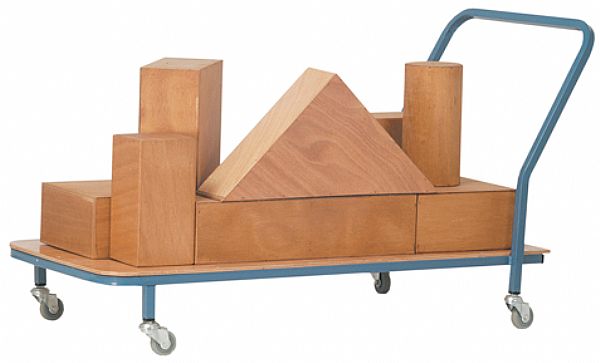 עגלה לקוביות נבובות גדולות