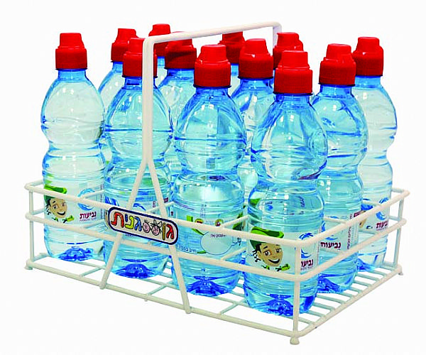 סלסלה ניידת ל-12 בקבוקים