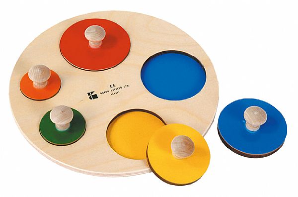 פאזל ענק הכרת הצבע והגודל