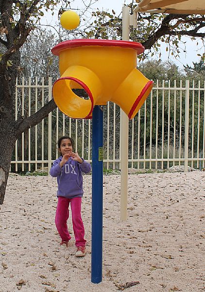 משפך סל- מתקן חצר