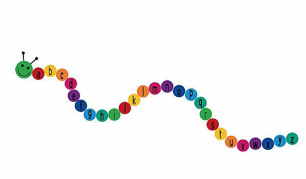 "תולעת אותיות אנגלית"
