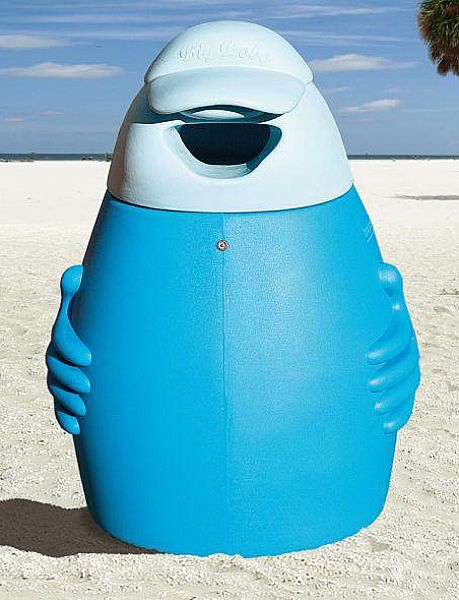 אשפתון מעוצב דגם פינגווין