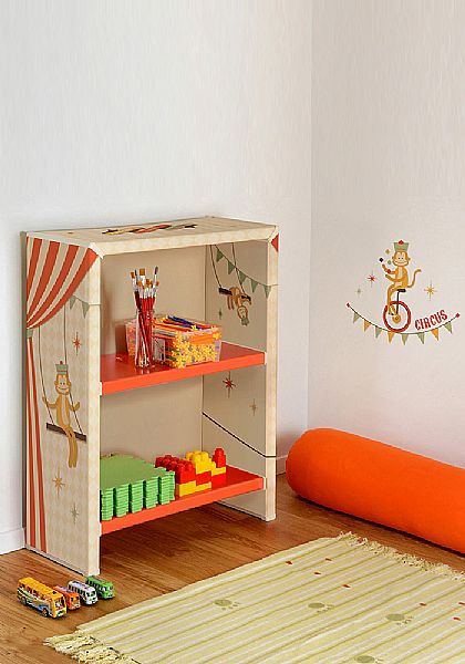 כוננית גב 2 מדפים דגם MILD CIRCUS